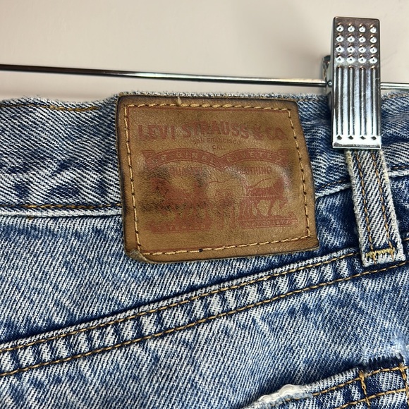 Levis Wedgie Jeans made with White Oak Cone Denim Sz 26 - Picture 7 of 13